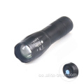 Hög intensitet USB -laddningsbar T6 LINSTERAS LED -ficklampa